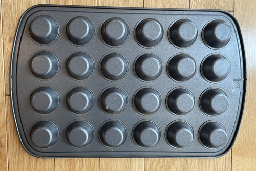 Mini Muffin Pan Good Cook Each Pan Make 24 Mini Cupcakes Muffin Non-Stick - Picture 2 of 6