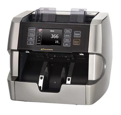 Nucoun VC-7 Bank Grade Mixed Denomination Value Counter Money Counter(ref)