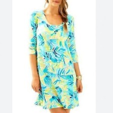 Lilly Pulitzer Multi Serenity Now Devon A-Line Dress Size XS EUC