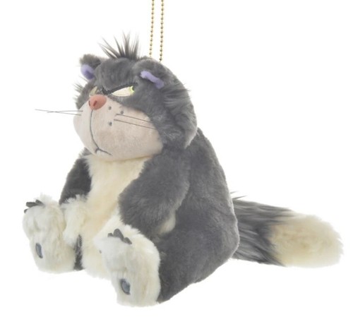 Cinderella Lucifer Plush Doll Keychain Disney Store Japan CAT DAY 2022 #DD271