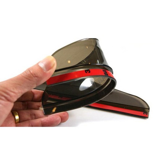 Black 2pcs Car Rear View Side Mirror Rain Board Eyebrow Guard Sun Visor - Picture 8 of 12