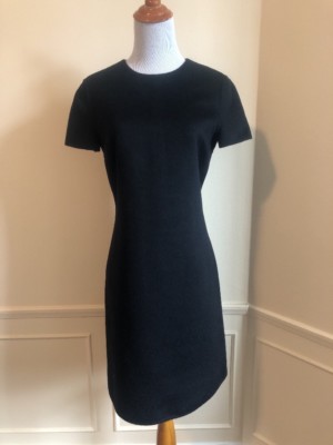 MICHAEL KORS Super LUXE Black Wool & Angora Aline Dress! 6