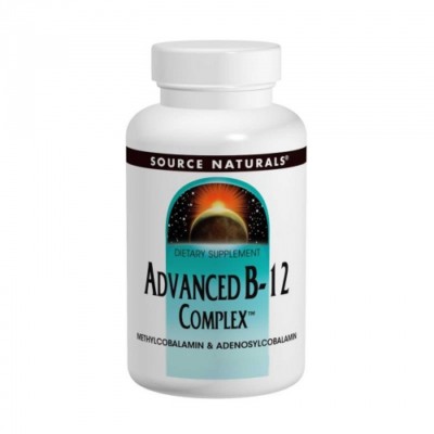 Advanced B-12 / B12 Komplex, 5 mg, 60 Lutschtabletten - Source Naturals