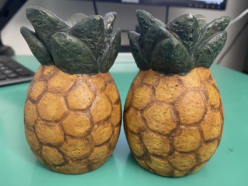 Vintage pineapple candle holders / rod ends set  - Picture 7 of 12