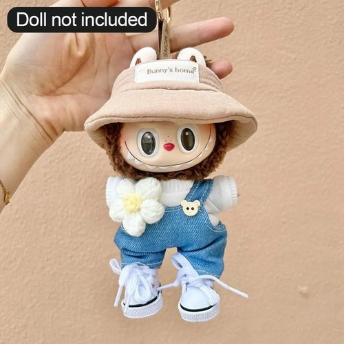 17cm Mini Plush Doll Clothes Outfit for Kpop EXO Labubu Idol DIY Gift Accessory - Picture 12 of 12
