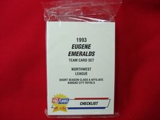 1993 EUGENE EMERALDS M. SWEENEY MINOR LEAGUE TEAM SET FLEER PROCARDS FACT. SEAL
