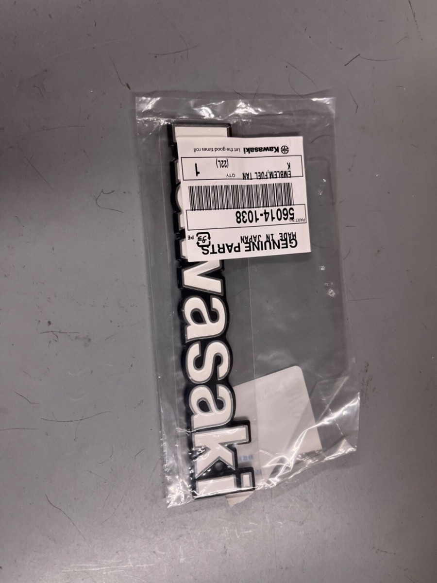 OEM GENUINE KAWASAKI Z1000 Z550 Z200 Z650 Z440 FUEL TANK EMBLEM