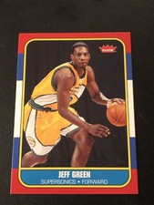 2007-08 Fleer 1986-87 Retro Rookies Jeff Green #86R-145 RC