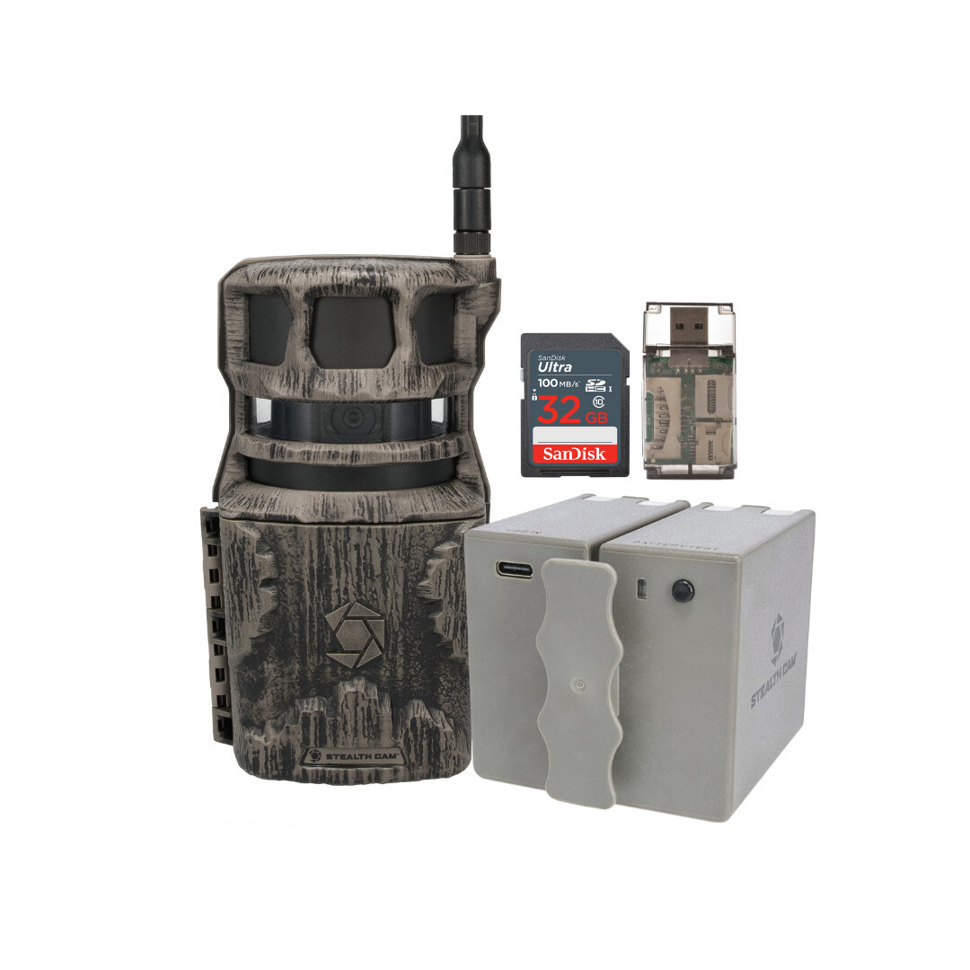 Stealth Cam Revolver 40-Мегапиксельная Профессиональная камера слежения на 360 градусов и комплект аккумуляторных батарей