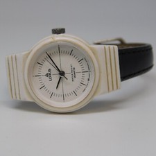 Vintage LORUS V236-0090 Genuine Leather Quartz Analog Women's Watch New Battery