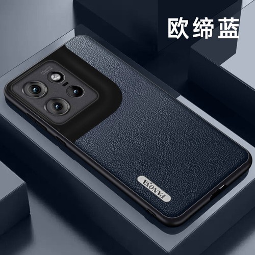Funda para teléfono Motorola Edge 50 Neo retro cuero PU suave TPU cubierta de goma - Imagen 18 de 22