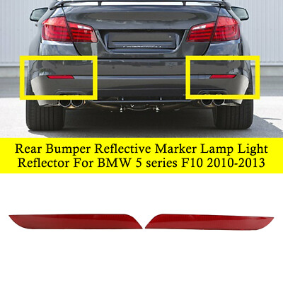 Fog Lamp Rückseite Stoßstange Reflektoren Pair Für BMW 5-series F10/F18 10-13 F4