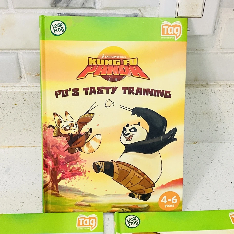 Leap Frog Tag Reading System Books Lot Of 3 Dora Goes To Sch, Kung Fu Panda & Ad - Image 3 of 4