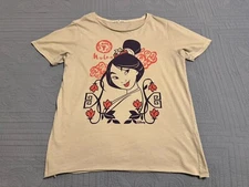 Junk Food Mulan Tee Scoop Neck Women’s Size Small Gray