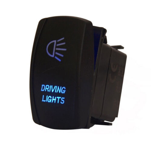 Auto KFZ 12V 20A Wippschalter Wippenschalter Laser LED beleuchtet Einbauschalter - Bild 19 von 21