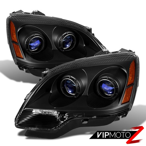 20072012 GMC Acadia SL SLE Denali Black Front Headlights Left Right