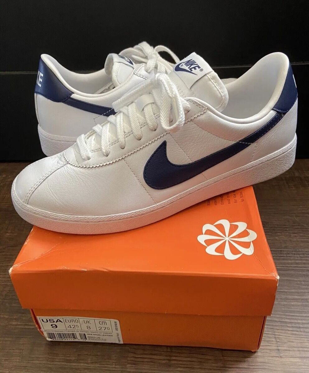 Nike Bruin Leather Back to the Future Marty Mcfly White Nike Bruin Leather Back to the Future Marty Mcfly White