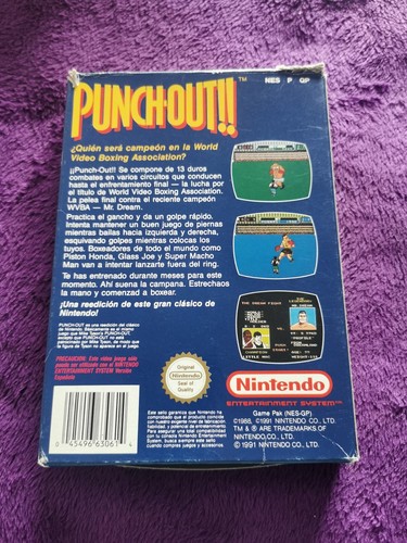PUNCH OUT Nintendo NES PAL B - Imagen 3 de 9