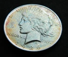 1926 D PEACE SILVER DOLLAR UNC Naturally Toned.