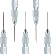5pcs Grease Gun Needle Tip Of The Mouth Grease Gun Adapter Grease Injector Needl