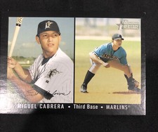 2003 Bowman Heritage #161 Miguel Cabrera Black Border Signature SSP