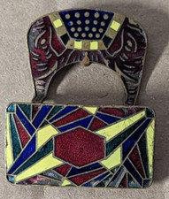 1970's Mexico Aztec Design Belt Buckle