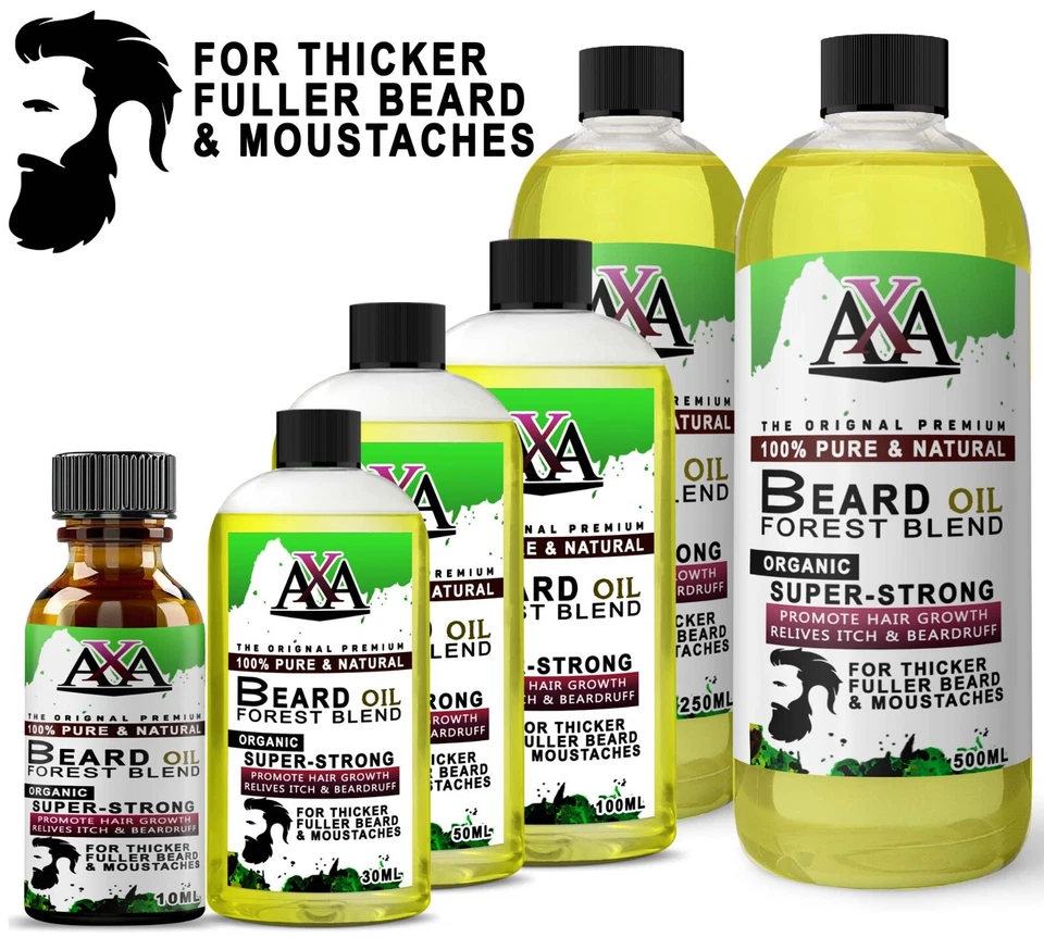 Best Beard Oil for Men, Beard Growth Oil/Serum, Jojoba Oil, Castor Oil UK Made