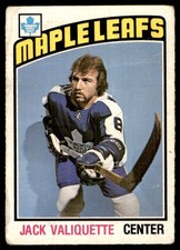 1976-77 O-Pee-Chee Jack Valiquette RC Toronto Maple Leafs #294