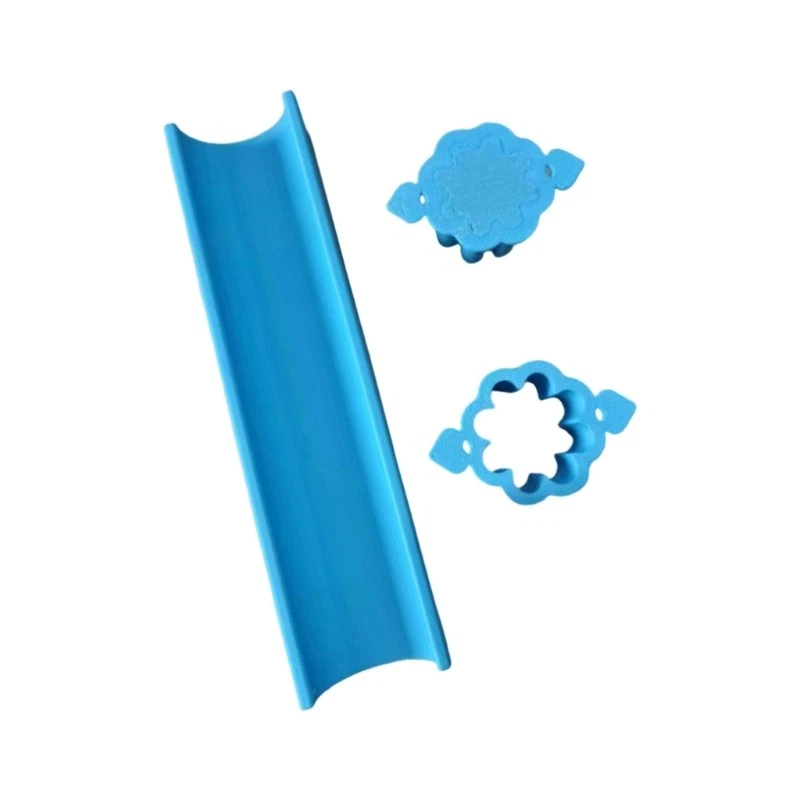 Round Cake Baking Mold Set With Tray And Pusher Cutter For Home Dessert Parties - image 3 of 4