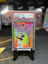 2001-02 Topps Pristine Dikembe Mutombo #7 Refractor 50/50 PSA 10 RARE!