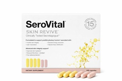SeroVital Skin Revive 240-Capsules 40 Days Supply Anti-Aging Dietary Supplements