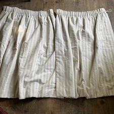 Susie Watson Cambridge Stripe Blanket Interlined Curtains Pair