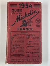 Guide rouge MICHELIN 1954