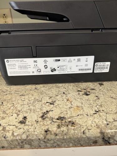 HP OfficeJet Pro 6968 All-In-One Inkjet Printer Fax Copier Scanner TESTED - Picture 4 of 7