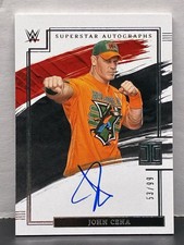 John Cena 2022 Panini Impeccable /99 Superstar Autographs Auto #SA-JCN