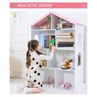 Children Toy Book Storage Organizer Child Bookcase With 4 Tier House Furniture