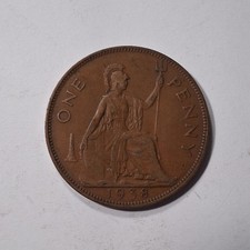 United Kingdom | 1 Penny Coin | Britannia | 1938