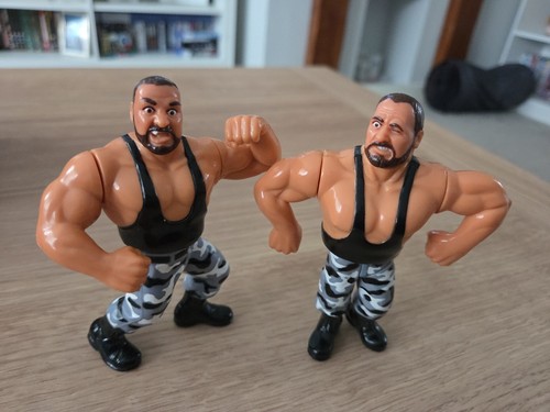 WWF Hasbro Action Figures The Bushwhackers Tag Tea...
