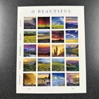 #5298 O Beautiful Forever Stamps Pane Of 20