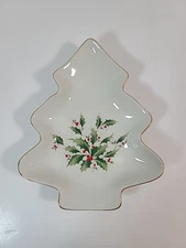 Sanyei Christmas Bon Bon Candy Dish Made In Japan