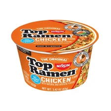 Nissin Foods USA Top Ramen Bowl Chicken, 12 pk./3.42 oz. NO SHIP TO CA