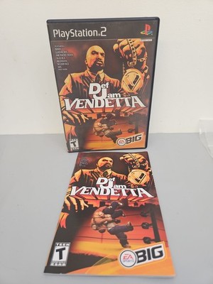 Def Jam Vendetta - PS2 NO GAME Sony Playstation 2 PS2 BOX AND MANUAL ONLY