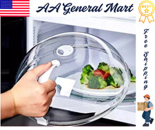 New Magnetic Microwave Anti Splatter Cover Plate Guard Lid With Steam Vent******