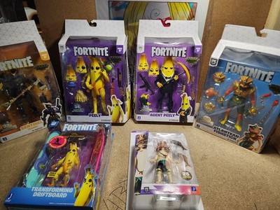 Fortnite Action Figures Bundle, Figures Peely, fishstick