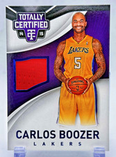 2014-15 Panini Totally Certified Jerseys Blue 31/199 Carlos Boozer #13