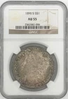 1890 S Morgan Silver Dollar $1 NGC AU55 - Better Date
