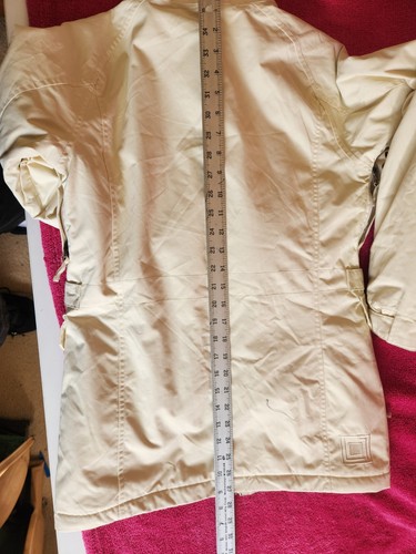 Giacca cappotto Lita donna donna collezione foderata con cappuccio avorio piccola XS impermeabile - Foto 8 di 17