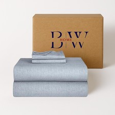 Briarwood Home  Heather Flannel Sheet Set, 100 Organic Cotton, Six-Fold