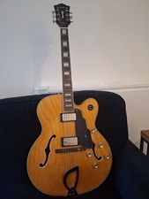 DeArmond Blonde Electric Guitar by Guild X-155 with soft case