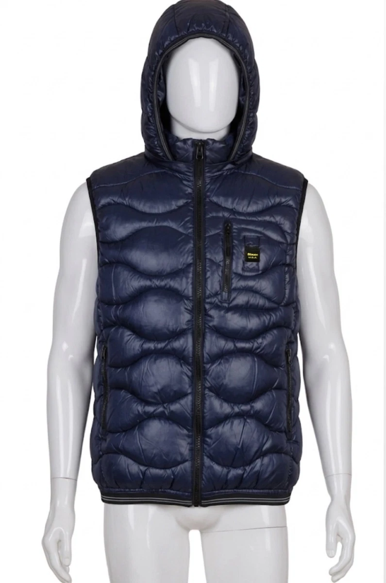 Giubbotto Bomber Blauer Uomo – 2XL – Invernale, Nero, Leggero E Cerato – Nuovo Con Etichette